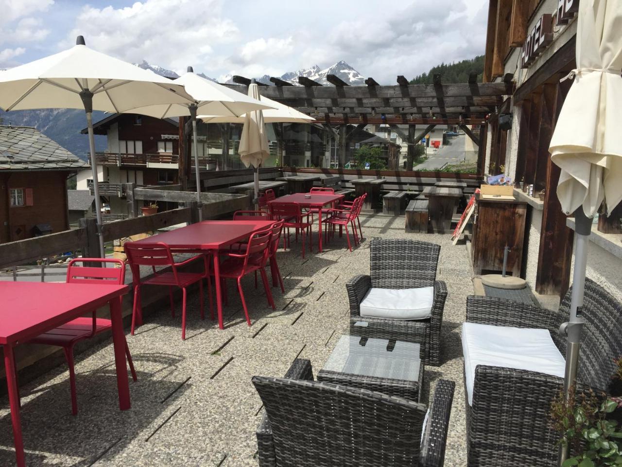 Hotel Restaurant Rothorn Visperterminen Eksteriør billede